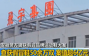 國(guó)內(nèi)最大假冒運(yùn)動(dòng)鞋案告破